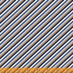 Diagonal Stripe Discover Navy 52629-2