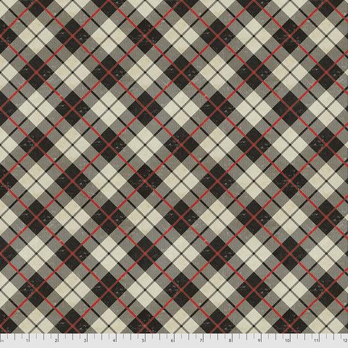 Diagonal Plaid Christmastime Neutral