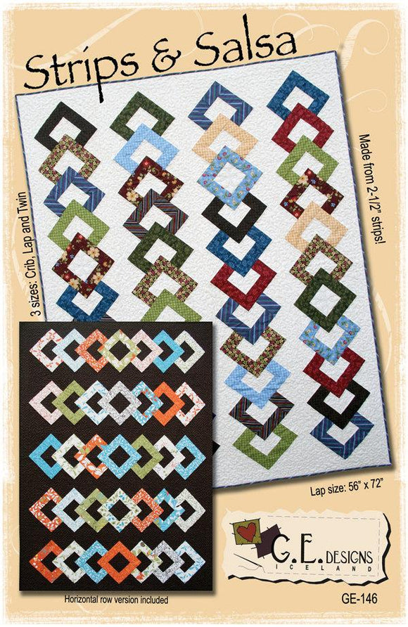 Strips & Salsa Quilt Pattern